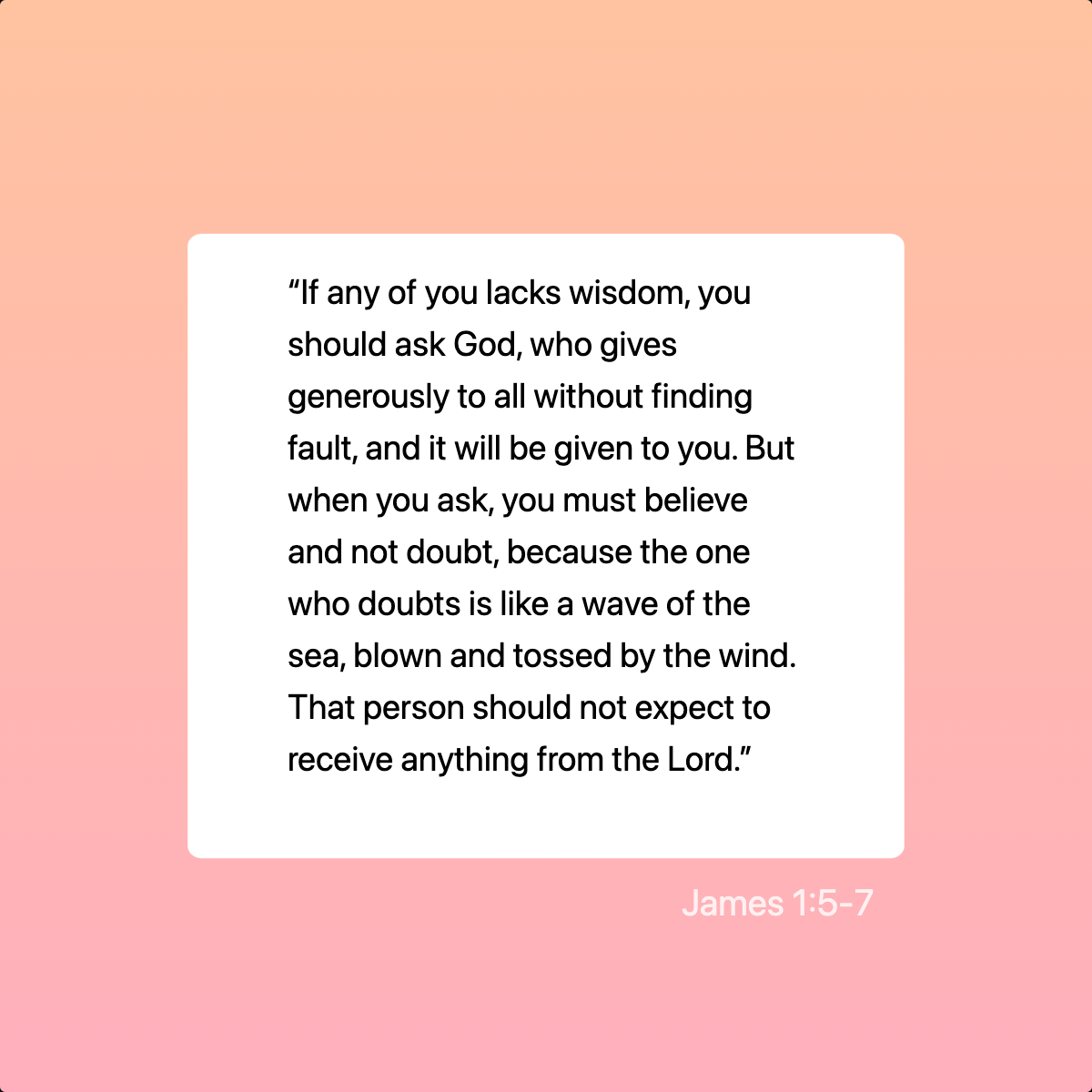 James 1:5-7