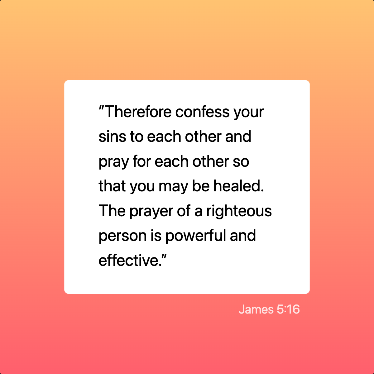 James 5:16